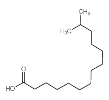 13-Methyltetradecanoic acid structure