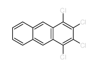 Anthracene,1,2,3,4-tetrachloro-结构式