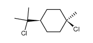 1,8-dichloro-trans-p-menthane Structure