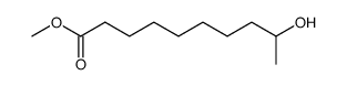 9-Hydroxydecansaeure-methylester结构式