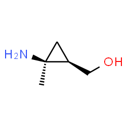 Cyclopropanemethanol,2-amino-2-methyl-,(1R,2S)-(9CI) Structure