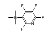 trimethyl-(2,4,5,6-tetrafluoropyridin-3-yl)silane结构式