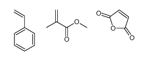 2-甲基-2-丙烯酸甲酯与苯乙烯和呋喃二酮的聚合物结构式