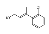 (2E)-3-(2'-chlorophenyl)but-2-en-1-ol Structure