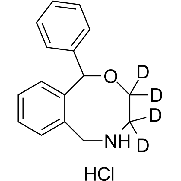 N-Desmethyl Nefopam-d4 hydrochloride结构式