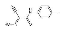 N-hydroxy-2-oxo-2-(p-tolylamino)acetimidoyl cyanide结构式