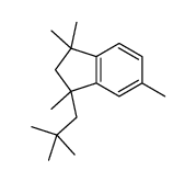 1,1,3,5-TETRAMETHYL-3-(2,2-DIMETHYLPROP-1-YL)- structure