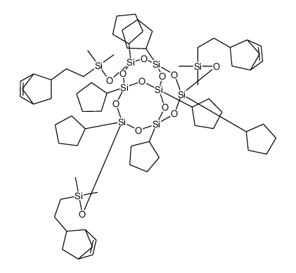 TRIS(DIMETHYL(NORBORNENYLETHYL)SILYLOXY& structure