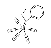 pentacarbonyl[(N,N-dimethylamino)(phenyl)carbene]chromium(0)结构式