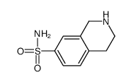 1,2,3,4-四氢-7-异喹啉磺酰胺结构式