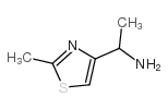 1-(2-甲基-4-噻唑)-乙胺结构式