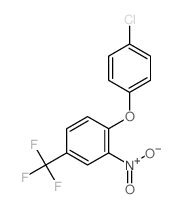 Benzene,1-(4-chlorophenoxy)-2-nitro-4-(trifluoromethyl)-结构式