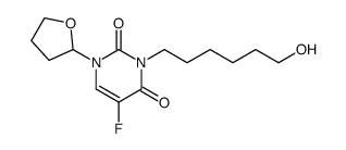 5-Fluoro-3-(6-hydroxy-hexyl)-1-(tetrahydro-furan-2-yl)-1H-pyrimidine-2,4-dione Structure