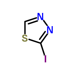 2-碘-1,3,4-噻唑结构式