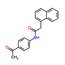 N-(4-Acetylphenyl)-2-(1-naphthyl)acetamide Structure