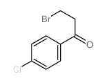 3-溴-1-(4-氯苯基)丙烷-1-酮结构式