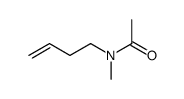 N-But-3-enyl-N-methyl-acetamide Structure