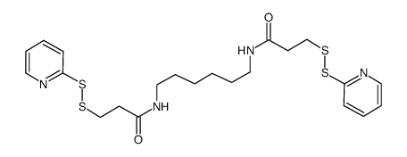 1,6-己烷-双-[3-(2-吡啶基二硫代)丙酰胺]结构式