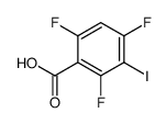 2,4,6-trifluoro-3-iodobenzoic acid Structure