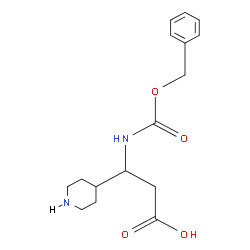 3-(Cbz-氨基)-3-(4-哌啶基)丙酸图片