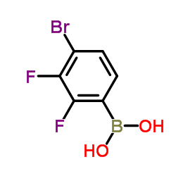 (4-Bromo-2,3-difluorophenyl)boronic acid Structure