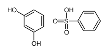 benzene-1,3-diol,benzenesulfonic acid Structure