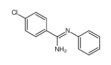 4-chloro-N'-phenylbenzenecarboximidamide Structure