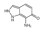 7-amino-1,2-dihydroindazol-6-one Structure