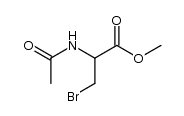 N-Acetyl-3-bromo-DL-alaninsaeuremethylester Structure