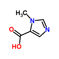 1-甲基-1H-咪唑-5-甲酸结构式