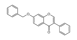 7-benzyloxy-3-phenyl-chromen-4-one结构式