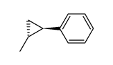 trans-1-methyl-2-phenyl-cyclopropane结构式