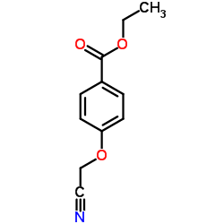 Ethyl 4-(cyanomethoxy)benzoate结构式