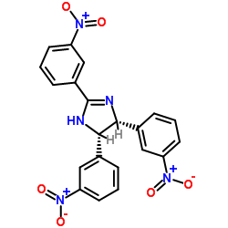 CIS-2,4,5-TRIS(3-NITROPHENYL)IMIDAZOLINE结构式