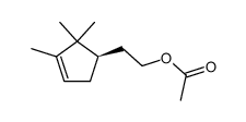 (R)-2,2,3-trimethylcyclopent-3-ene-1-ethyl acetate Structure