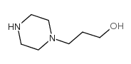 1-Piperazinepropanol structure