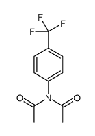 N-acetyl-N-[4-(trifluoromethyl)phenyl]acetamide结构式