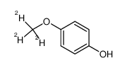 p-methoxy-d3-phenol Structure