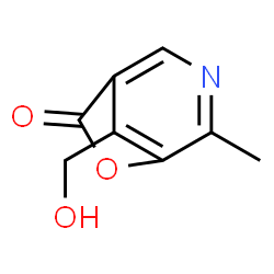 4-Methyl-8-(hydroxymethyl)-6-oxa-3-azabicyclo[3.2.1]octa-1(8),2,4-triene-7-one结构式