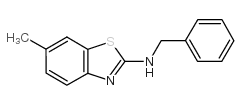 BENZYL-(6-METHYL-BENZOTHIAZOL-2-YL)-AMINE Structure