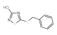 5-苄基硫代-3-羟基-1,2,4-噻二唑结构式