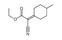 ethyl 2-cyano-2-(4-methylcyclohexylidene)acetate Structure