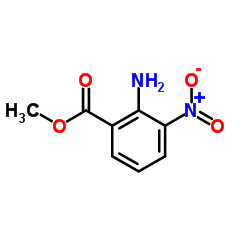 2-氨基-3-硝基苯甲酸甲酯结构式
