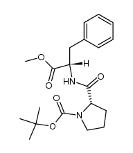 N-Boc-L-Pro-L-Phe methyl ester Structure