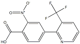 2-nitro-4-(3-trifluoroMethylpyridin-2-yl)benzoic acid结构式