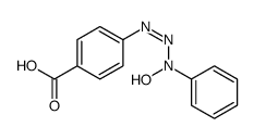 4-[(N-hydroxyanilino)diazenyl]benzoic acid Structure