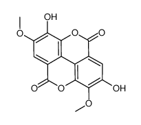 3,4'-O-二甲基鞣花酸结构式