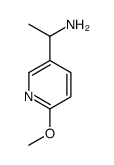 1-(6-甲氧基吡啶-3-基)乙胺结构式