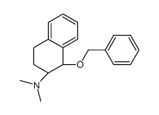 (1R,2S)-N,N-dimethyl-1-phenylmethoxy-1,2,3,4-tetrahydronaphthalen-2-amine Structure