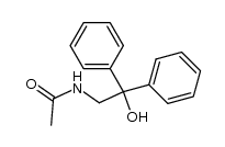 N-(2-hydroxy-2,2-diphenyl-ethyl)-acetamide Structure